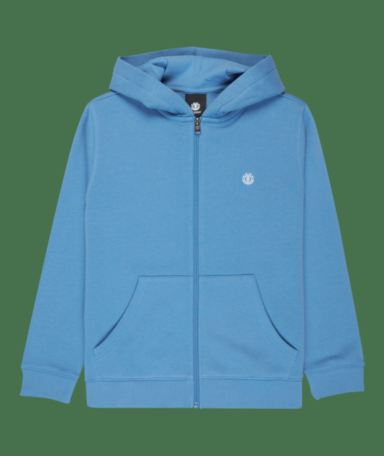 ICON EMBROIDERY ZIP HOODED BLC0