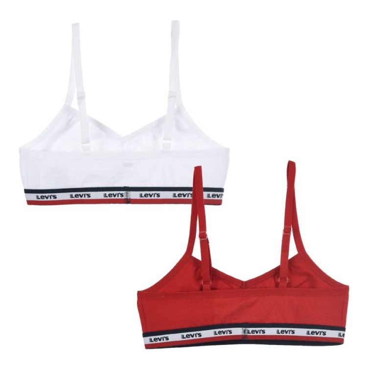 LHG SPORTWEAR SURPLICE BRA 2pk WHITE