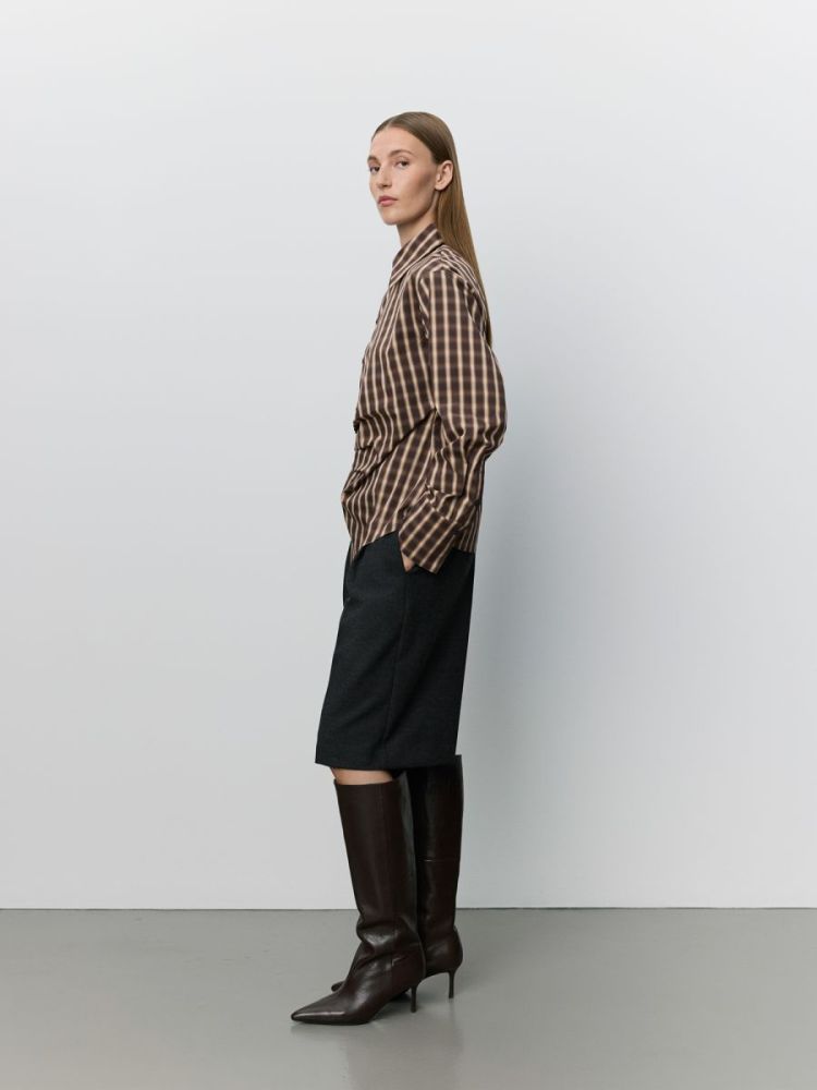  brown check