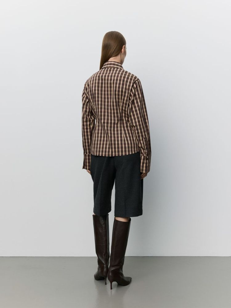  brown check