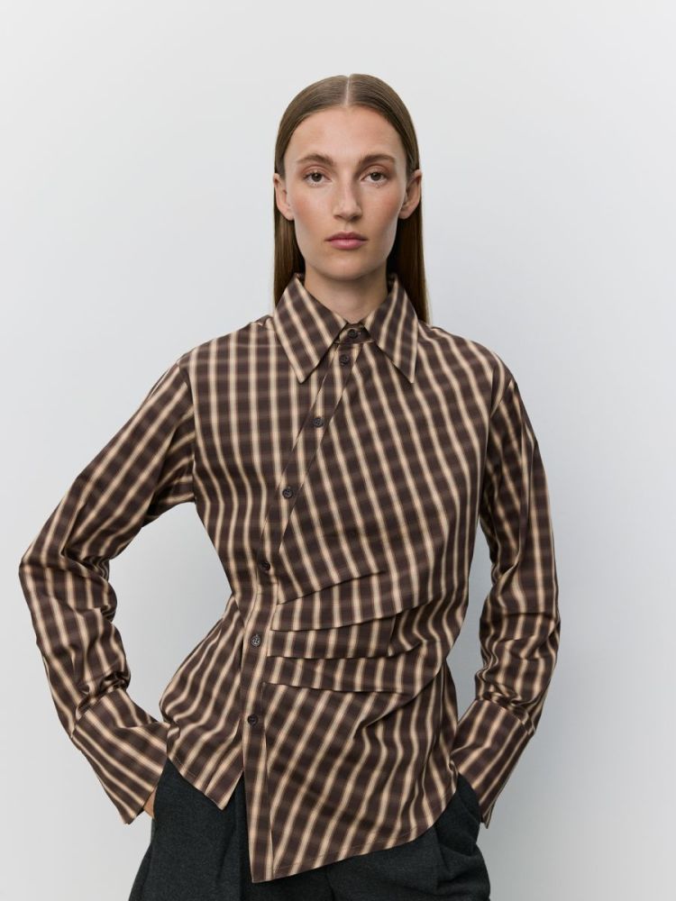  brown check