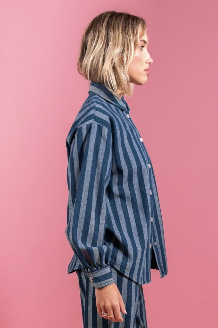 VYLIANE BLUE WHITE STRI