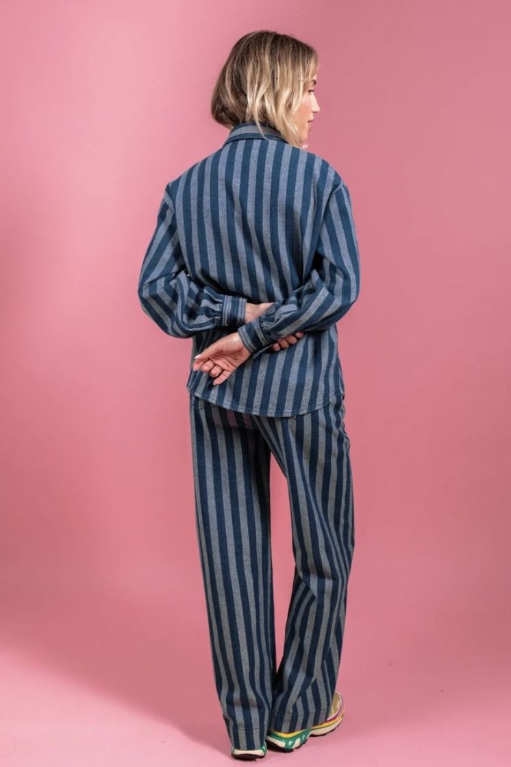 PEPITA BLUE WHITE STRI
