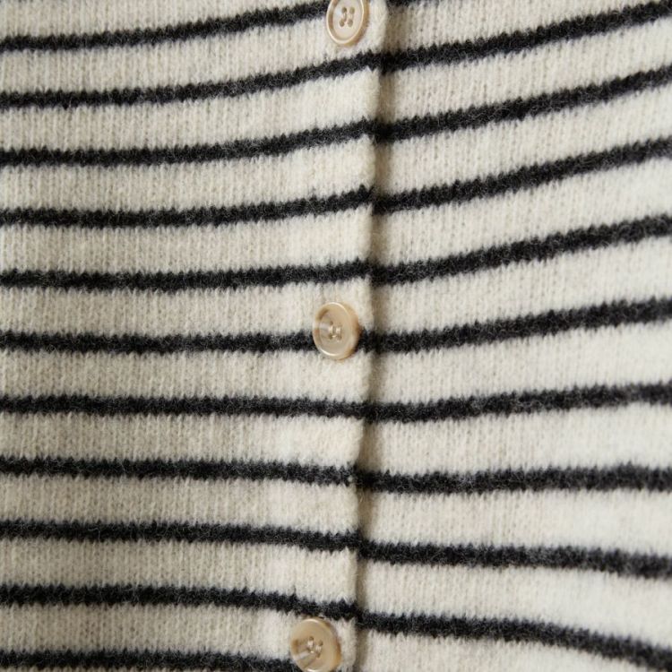 CisseSY Cardigan off white str 0140