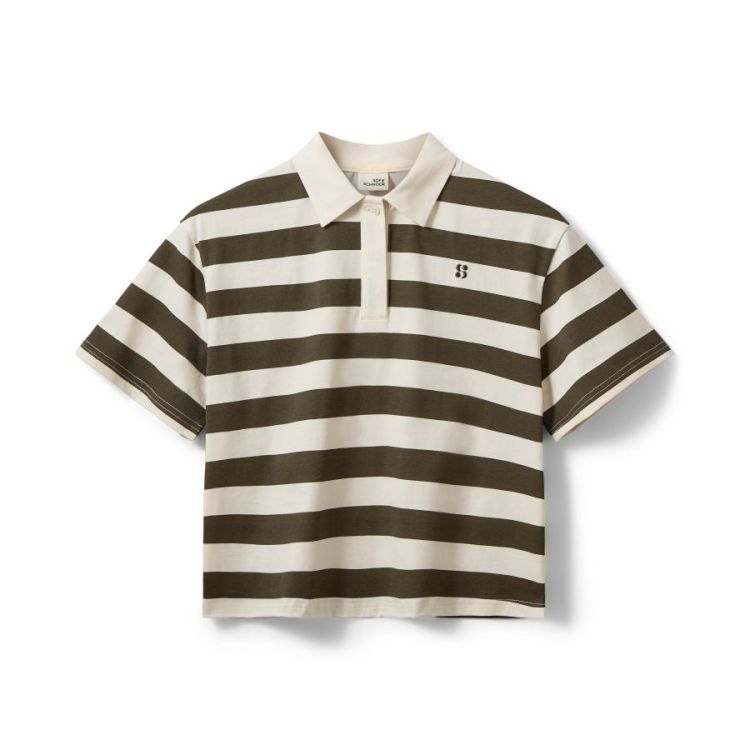 PilSY Polo brown striped 7113