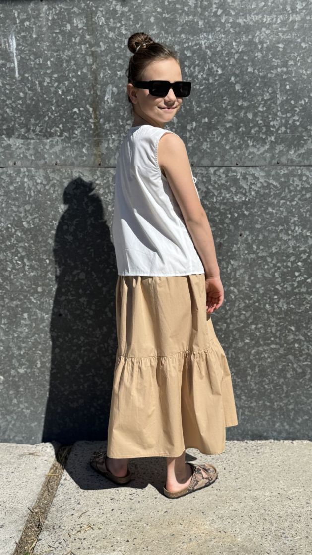 VIVISY SKIRT camel 7012