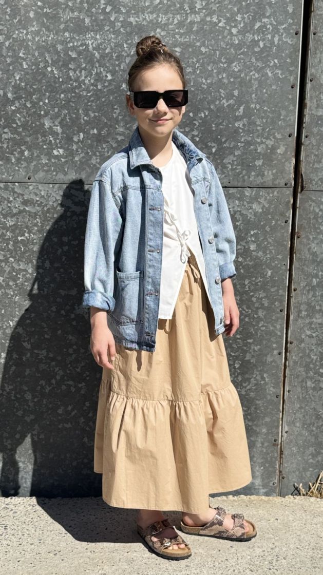VIVISY SKIRT camel 7012