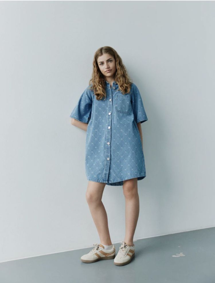 MayaSY Dress Denim blue 5002