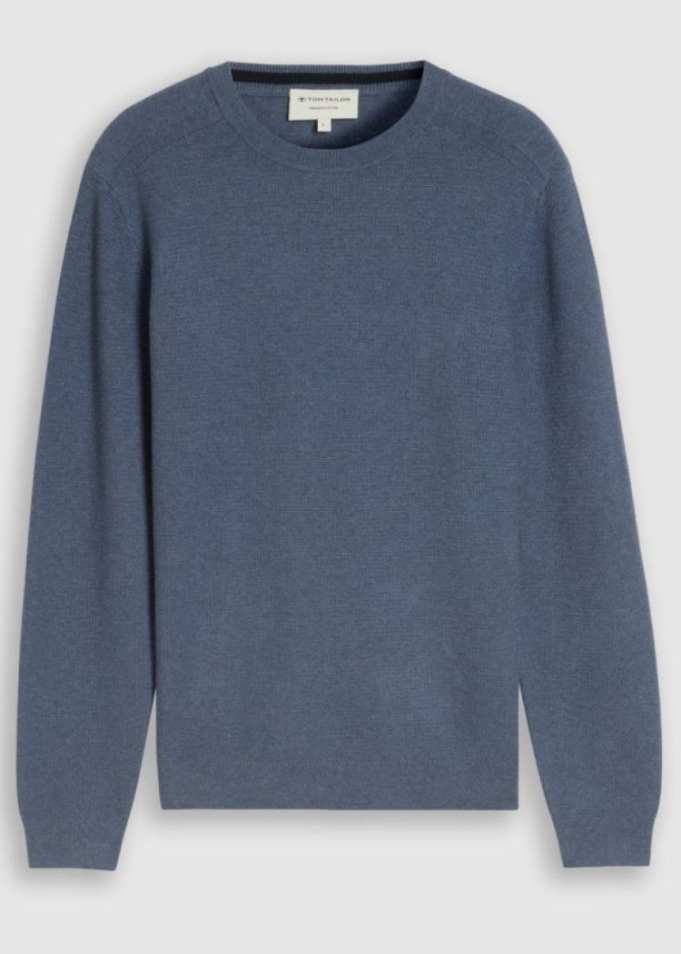 structured crew neck knit 18964