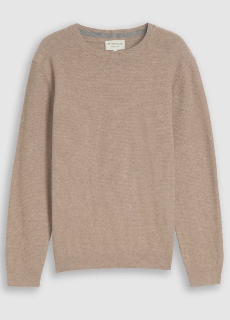 structured crew neck knit 41474